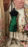 Sexy Sheath Sweetheart Dark Green Satin Short 16th Birthday Dress Homecoming Dresses Cocktail Gown HZ0311