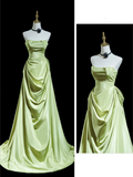 Elegant Mermaid Sweetheart Mint Green Satin Long Prom Dresses Impress 18th Birthday Outfits Prom Gown HZ0311
