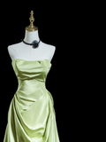 Elegant Mermaid Sweetheart Mint Green Satin Long Prom Dresses Impress 18th Birthday Outfits Prom Gown HZ0311